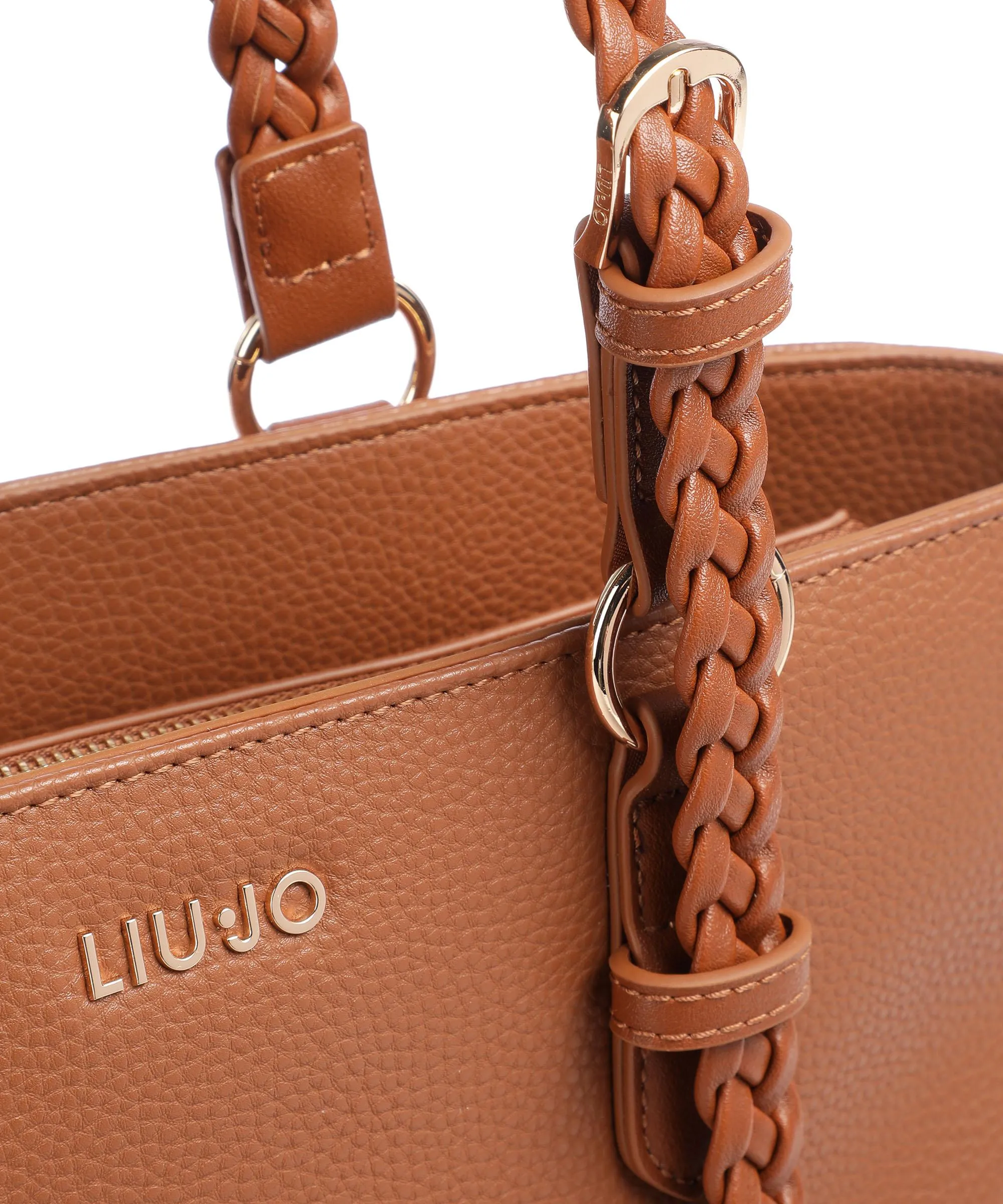  Liu Jo Campanula Borsa shopper pelle sintetica marrone  