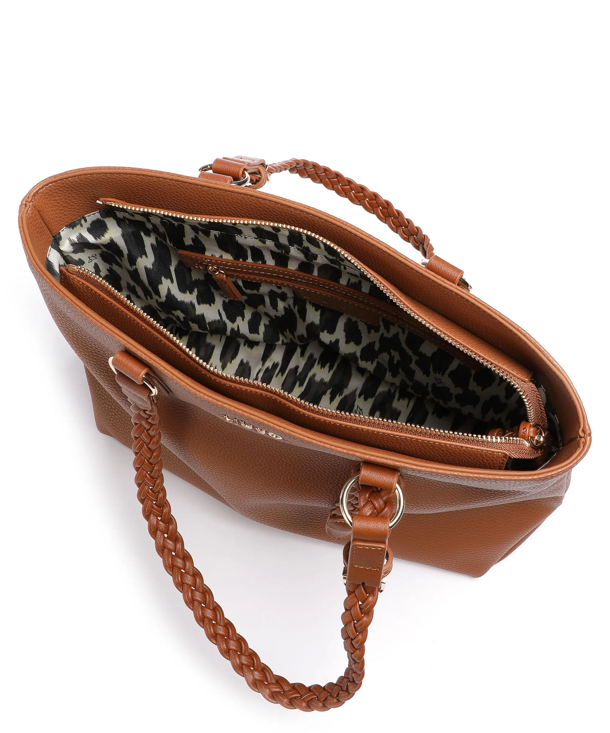  Liu Jo Campanula Borsa shopper pelle sintetica marrone  