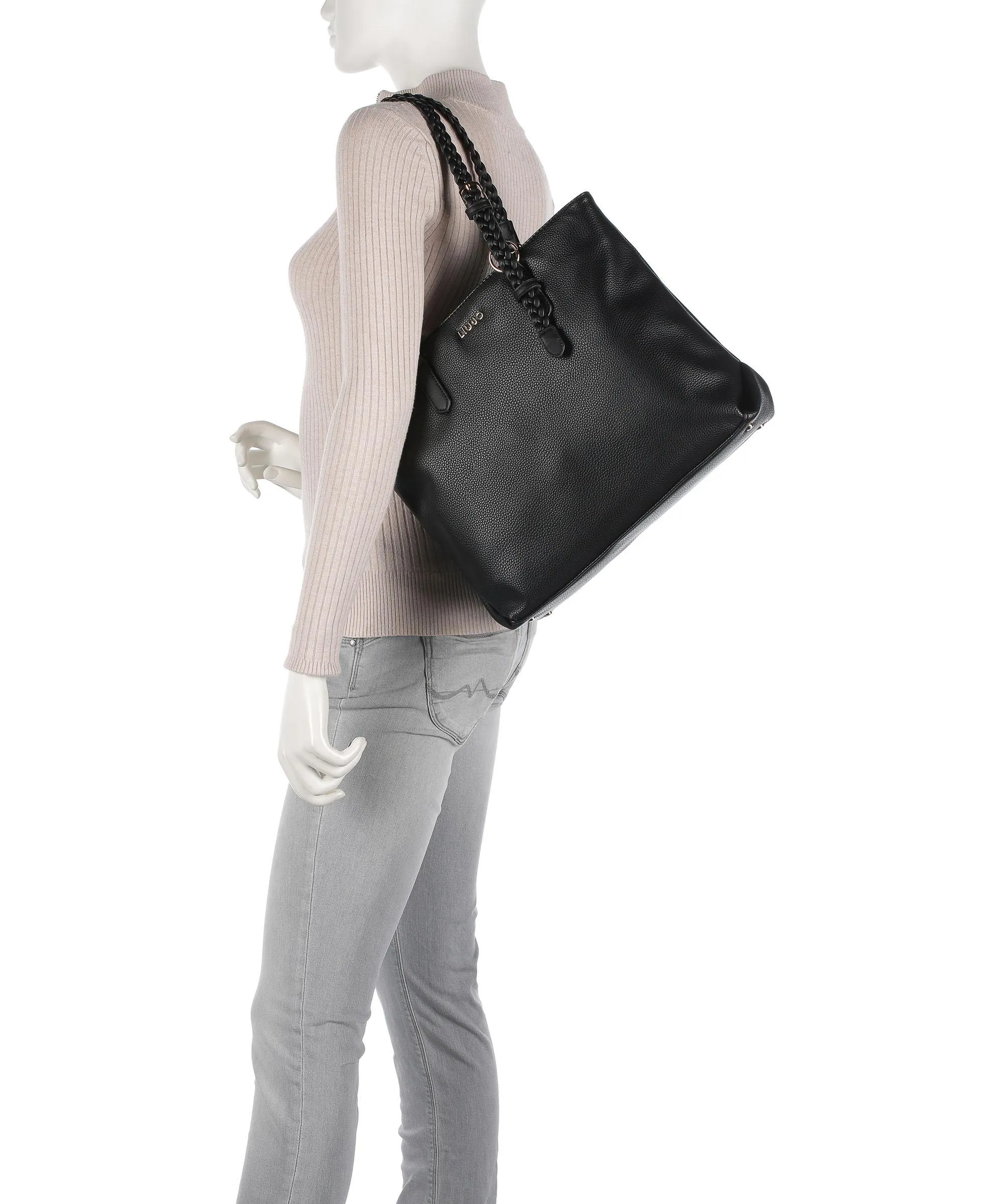  Liu Jo Campanula Borsa shopper pelle sintetica nero  