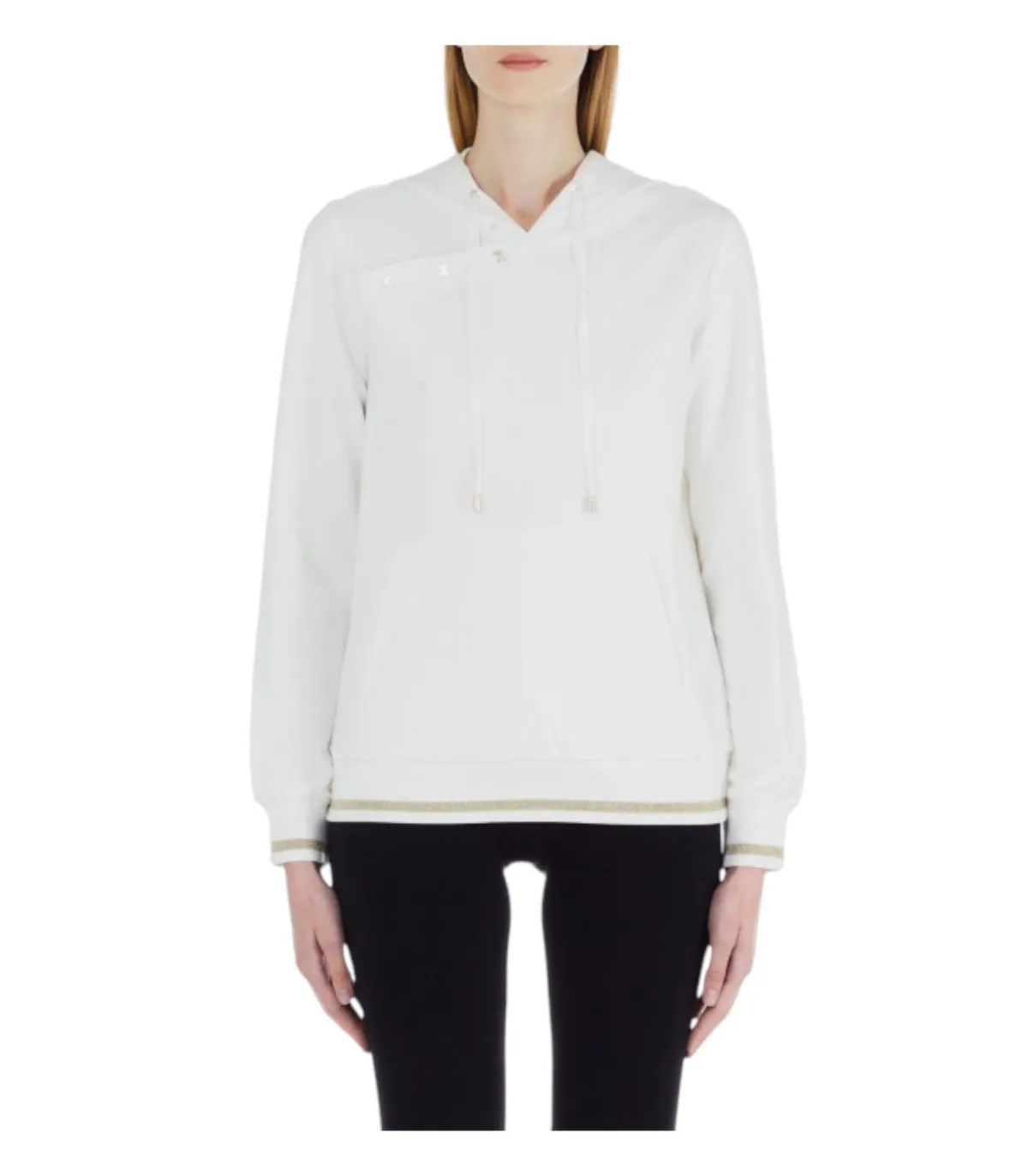 Liu Jo Donna Felpa Con Cappuccio