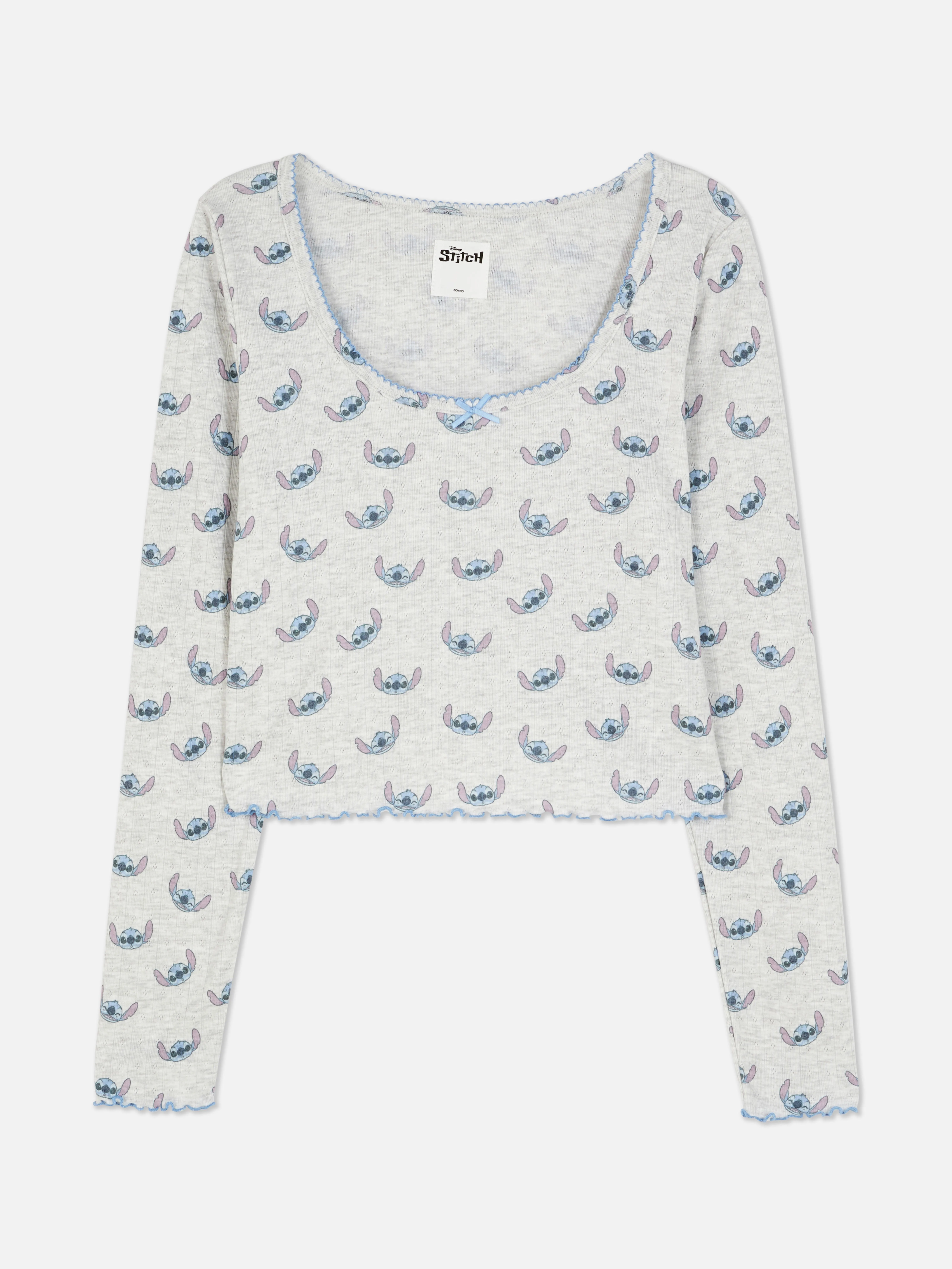 Maglia pigiama traforata coordinata Stitch Disney