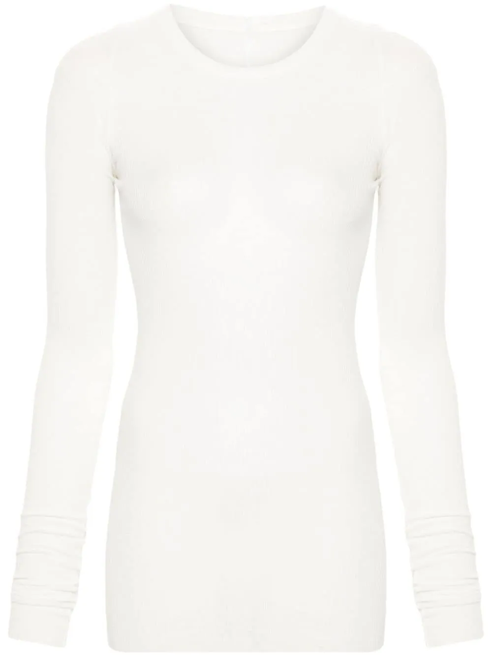 Maglietta a manica lunga a costine di Rick Owens