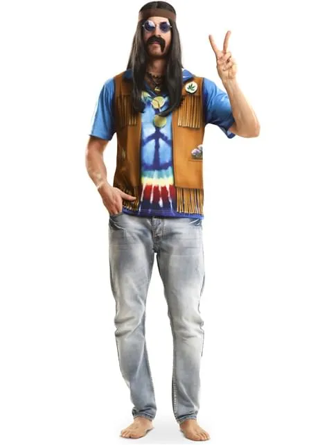 Maglietta festival hippie uomo