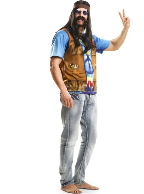 Maglietta festival hippie uomo