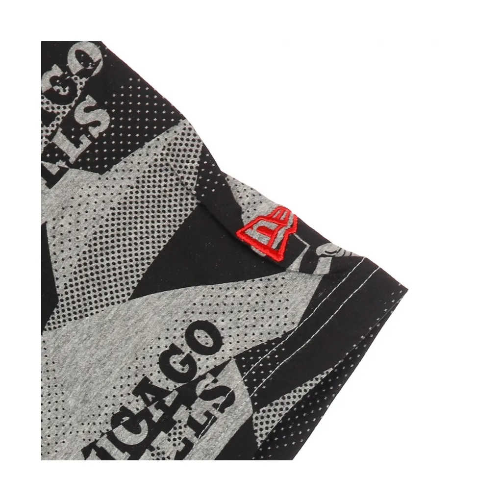MAGLIETTA NBA GEOMETRIC AOP TEE CHIBUL LIGHT GREY HEATHER