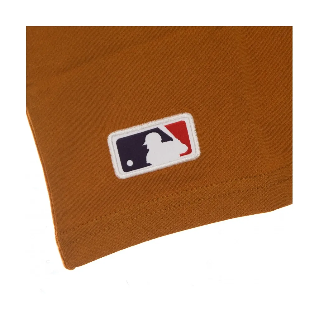 maglietta uomo mlb left chest team logo tee neyyan TOFFEE/BLACK