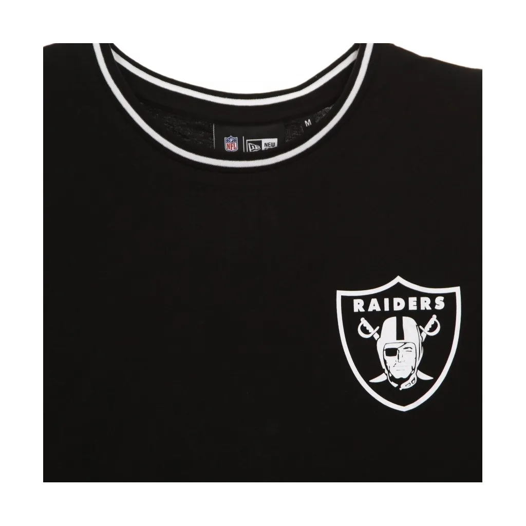 maglietta uomo nfl distressed graphic oversized tee lasrai BLACK