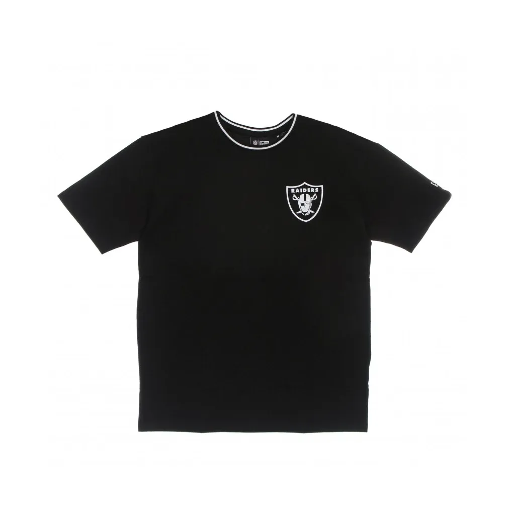 maglietta uomo nfl distressed graphic oversized tee lasrai BLACK