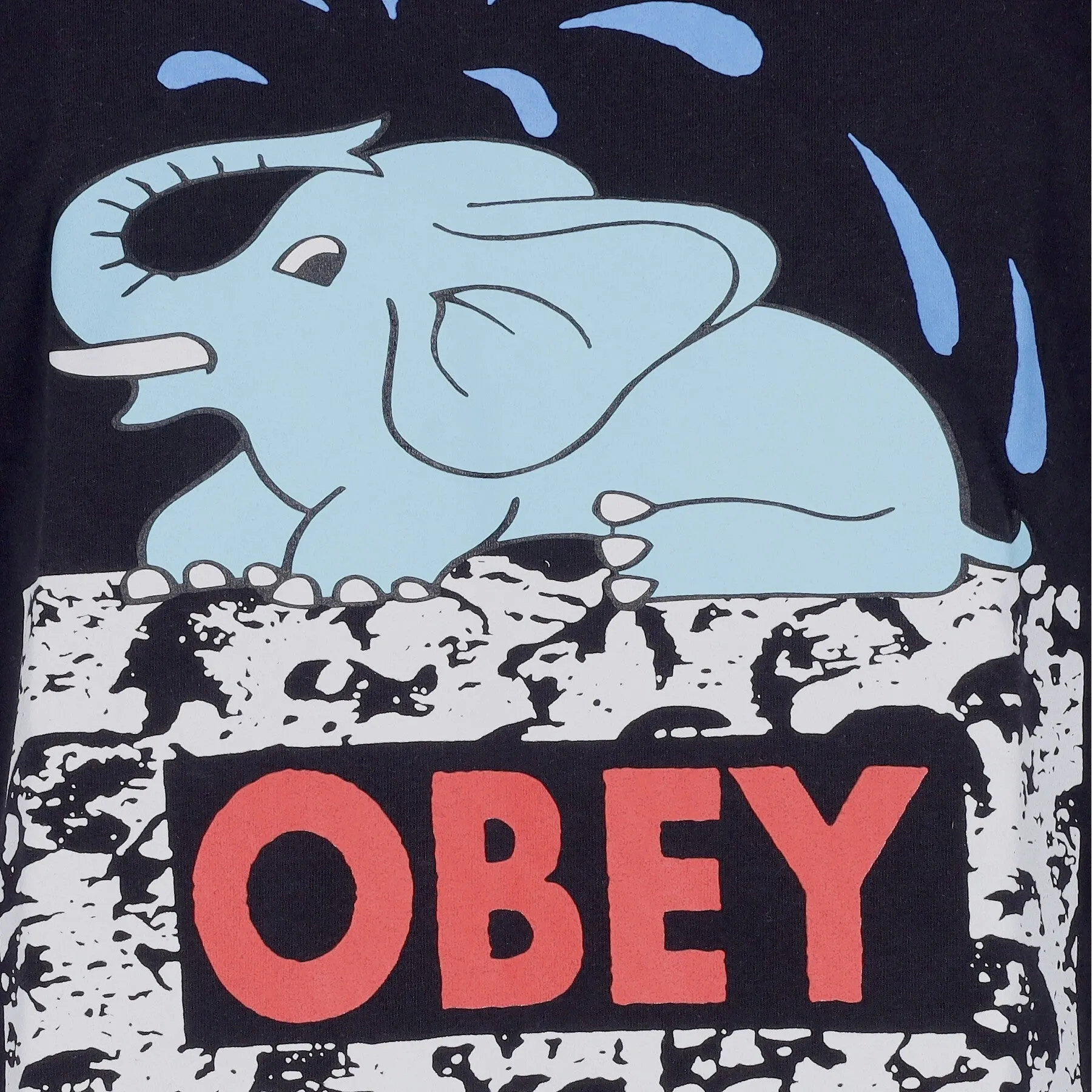 Maglietta Uomo Societal Collapse Heavyweight Tee Off Black