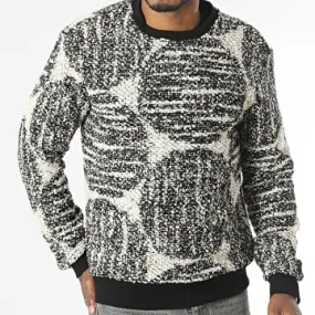 Maglione Bianco Nero