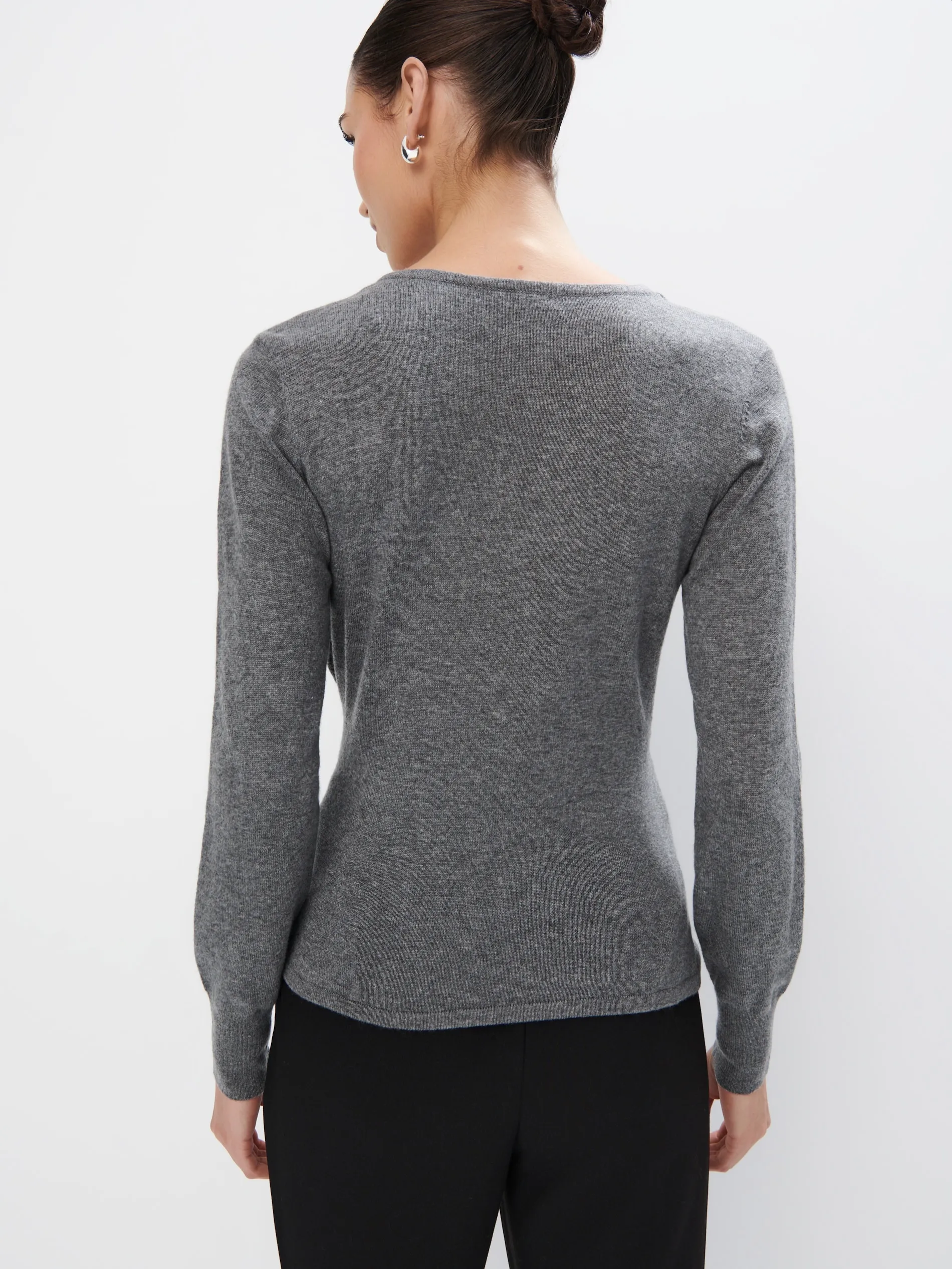 Maglione con scollo sovrapposto
