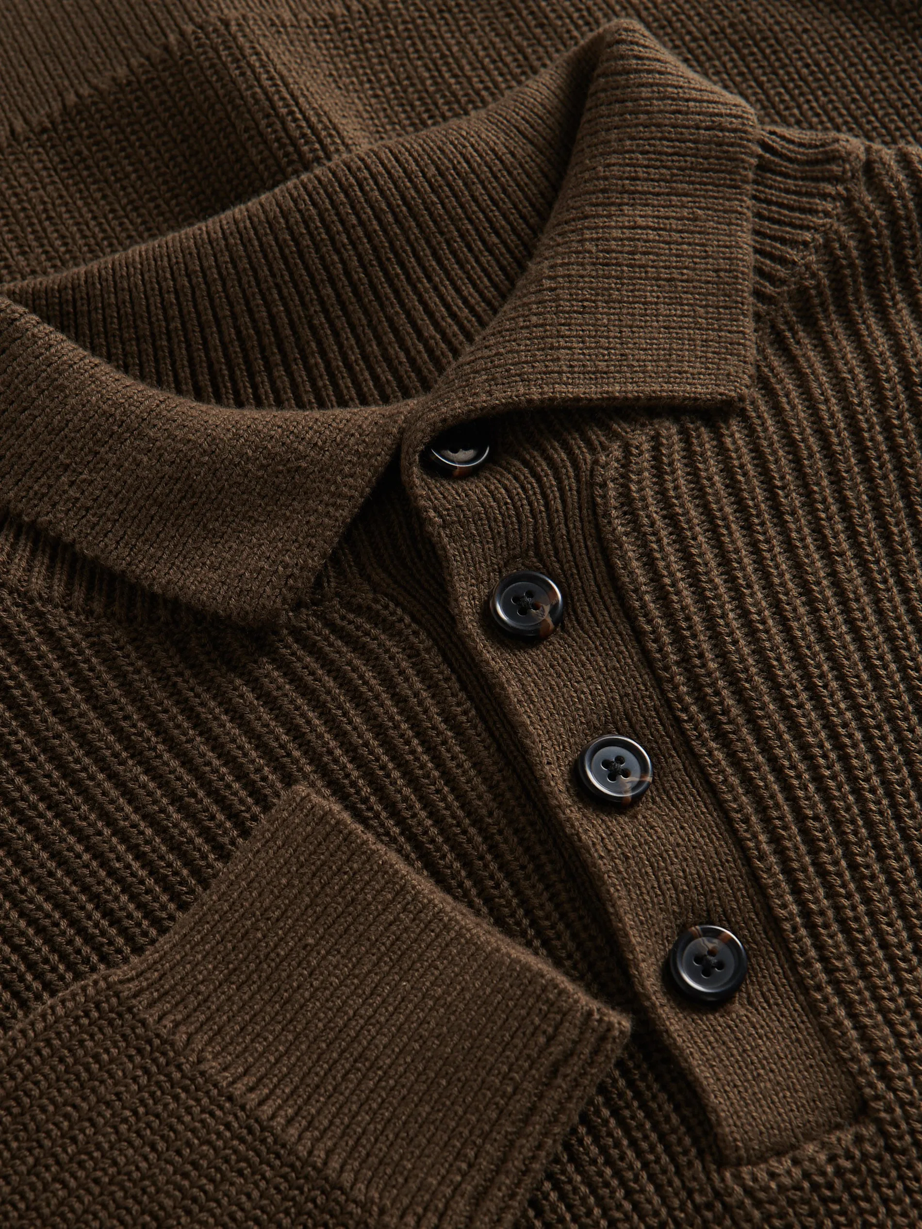 Maglione in cotone con colletto