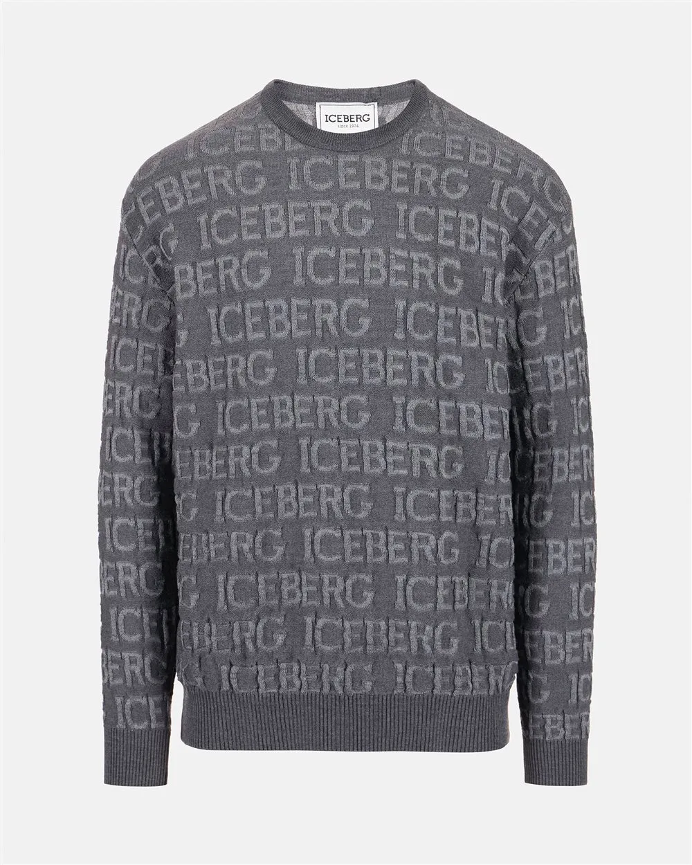 Maglione in lana con logo