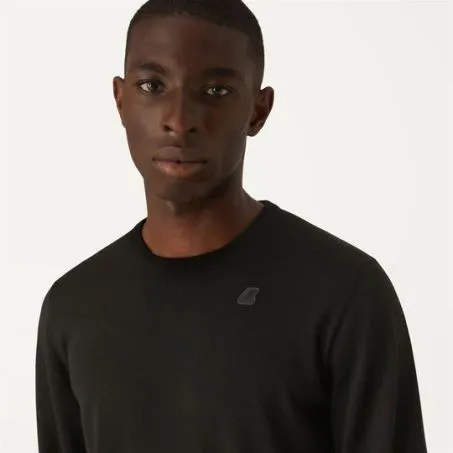 Maglione K-way Sebastien K6113BW Lana Merino USY Nero