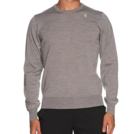 Maglione K-way Sebastien K6113BW Lana Merino XBD Grigio