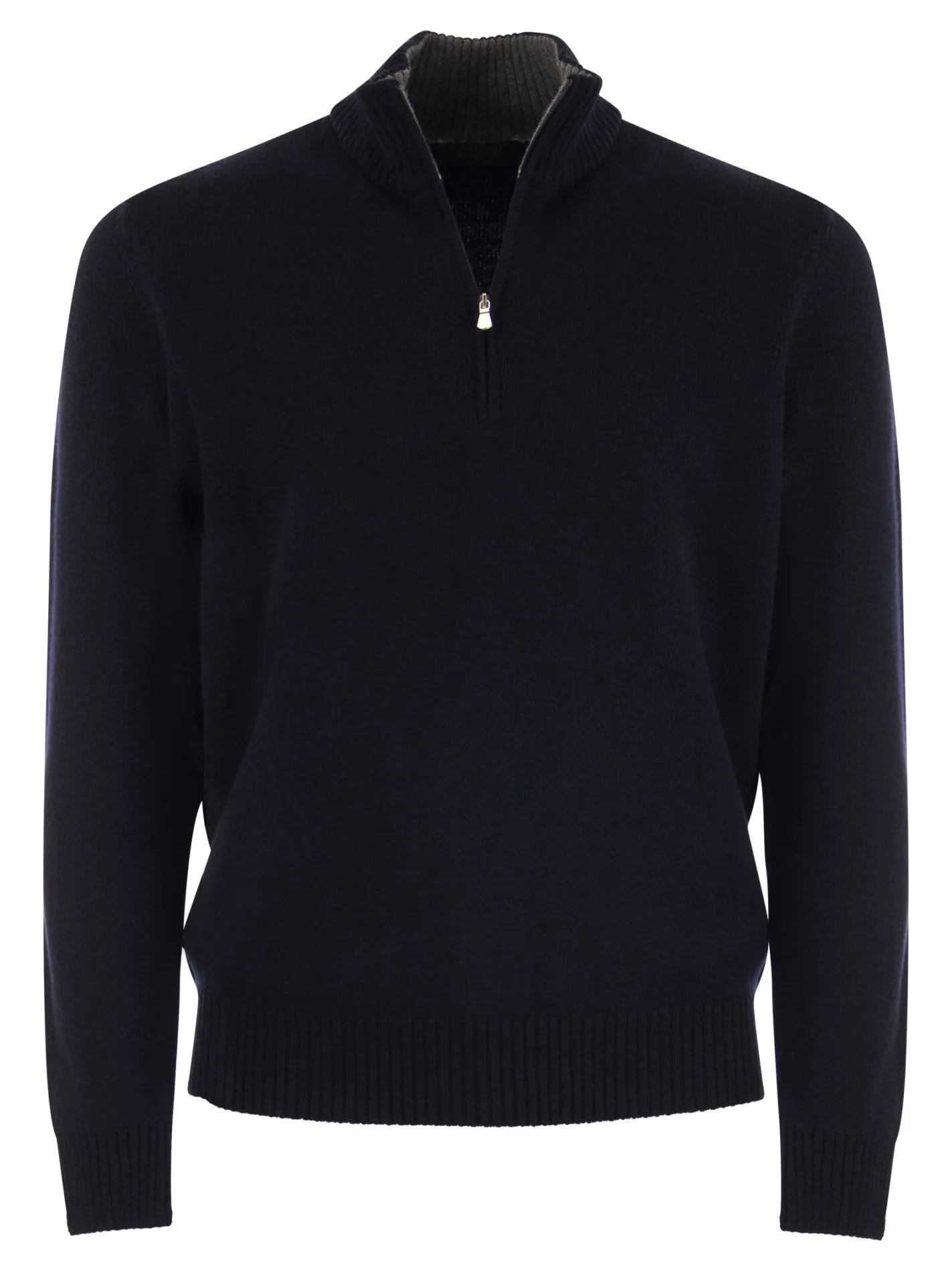 Maglione mezza zip