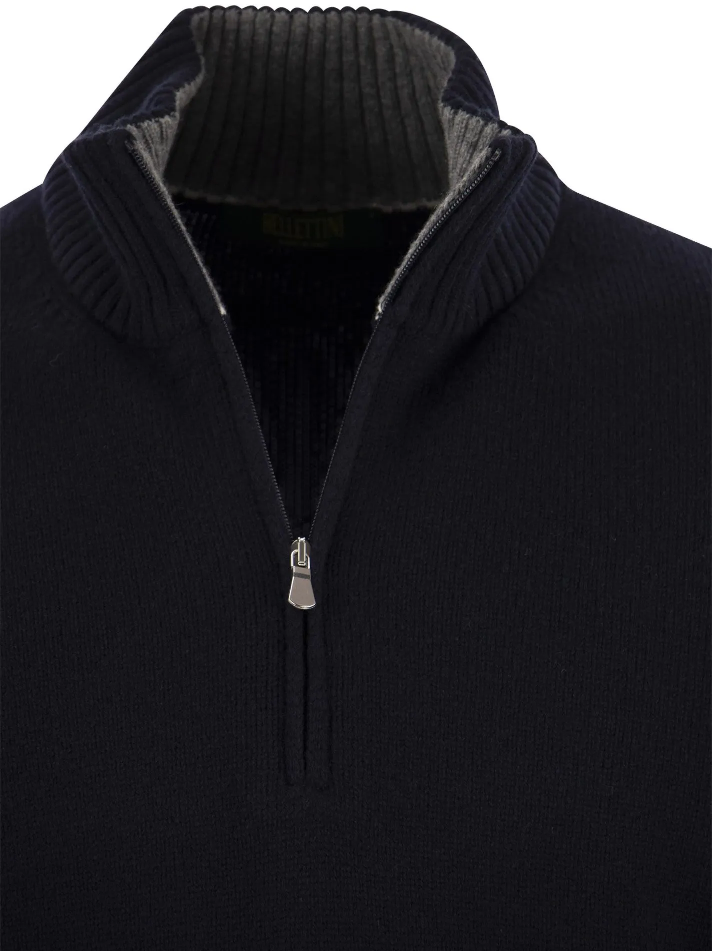 Maglione mezza zip