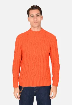 Maglione trama intrecciata