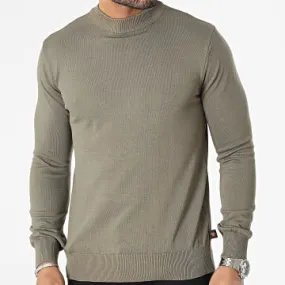 Maglione verde cachi
