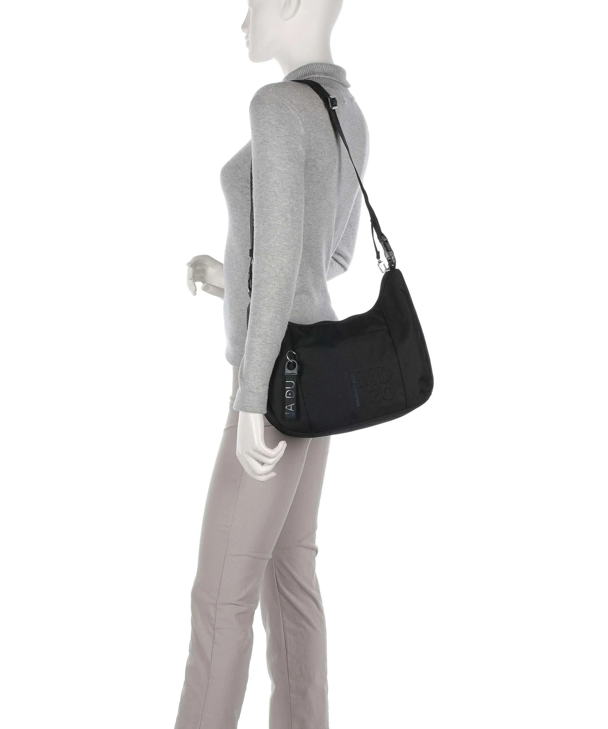  Mandarina Duck MD20 Borsa hobo poliestere nero  