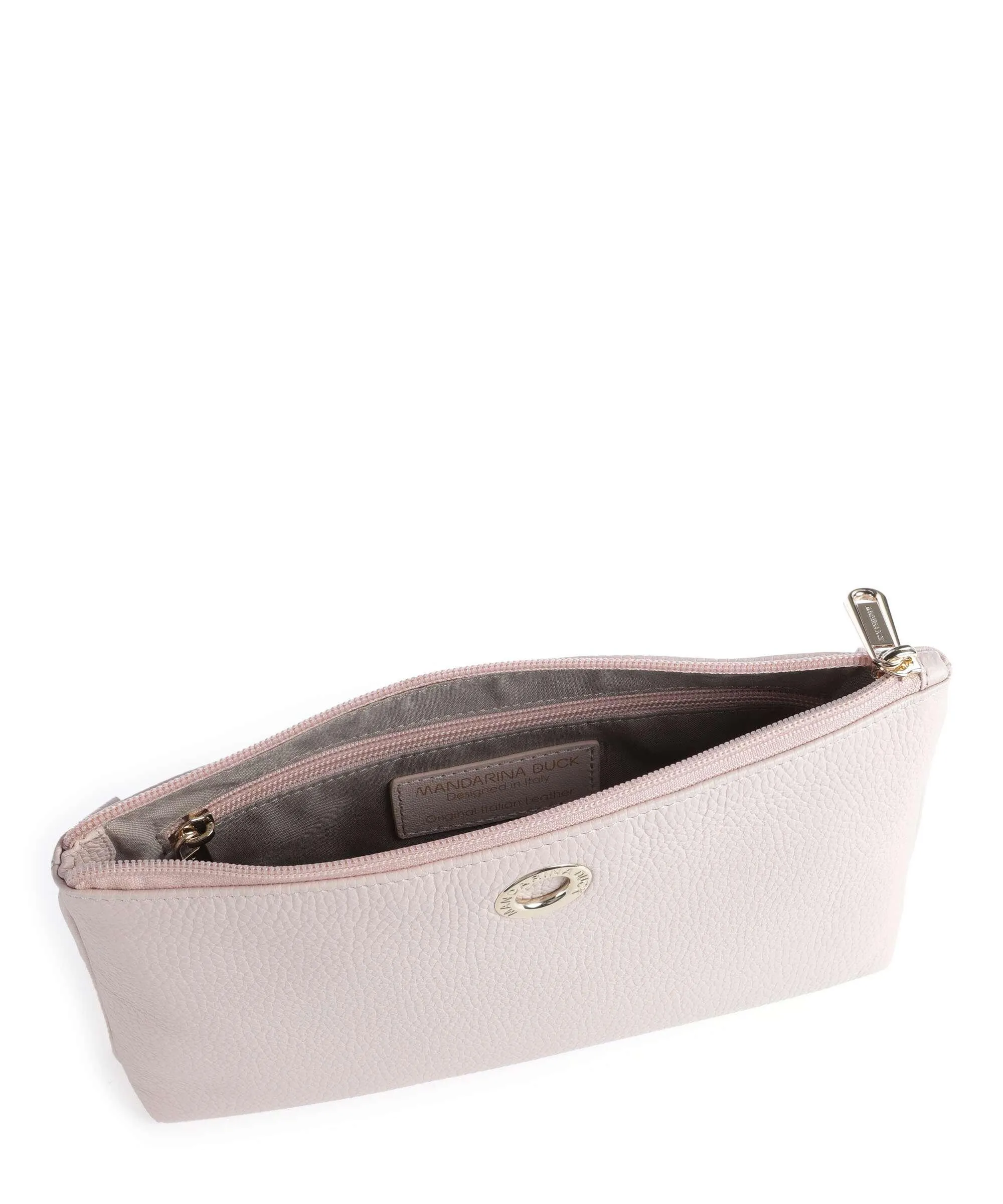  Mandarina Duck Mellow Leather Borsa a tracolla pelle di vitello grana rosa  