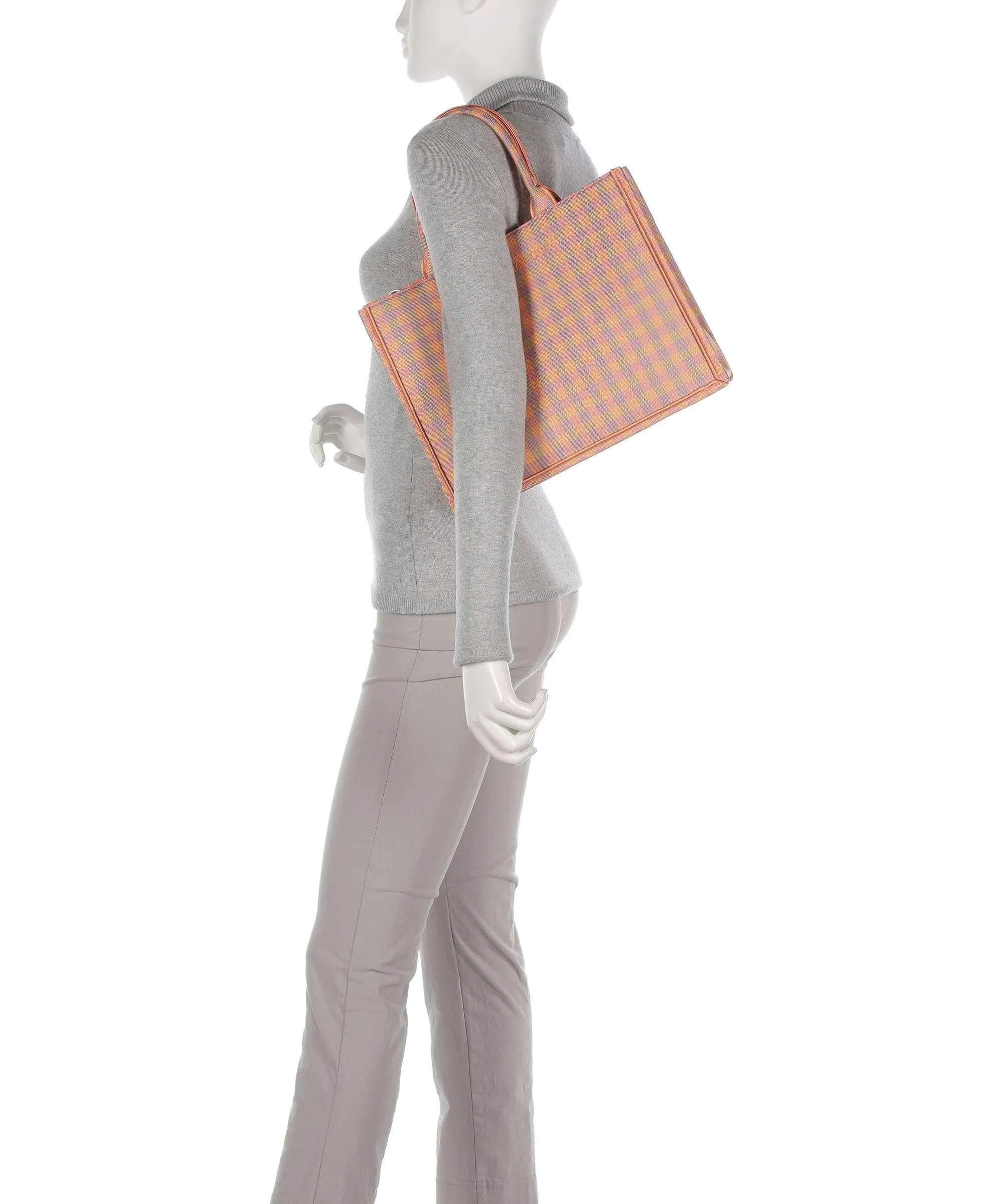  Mandarina Duck Vichy Borsa shopper poliestere multicolore  