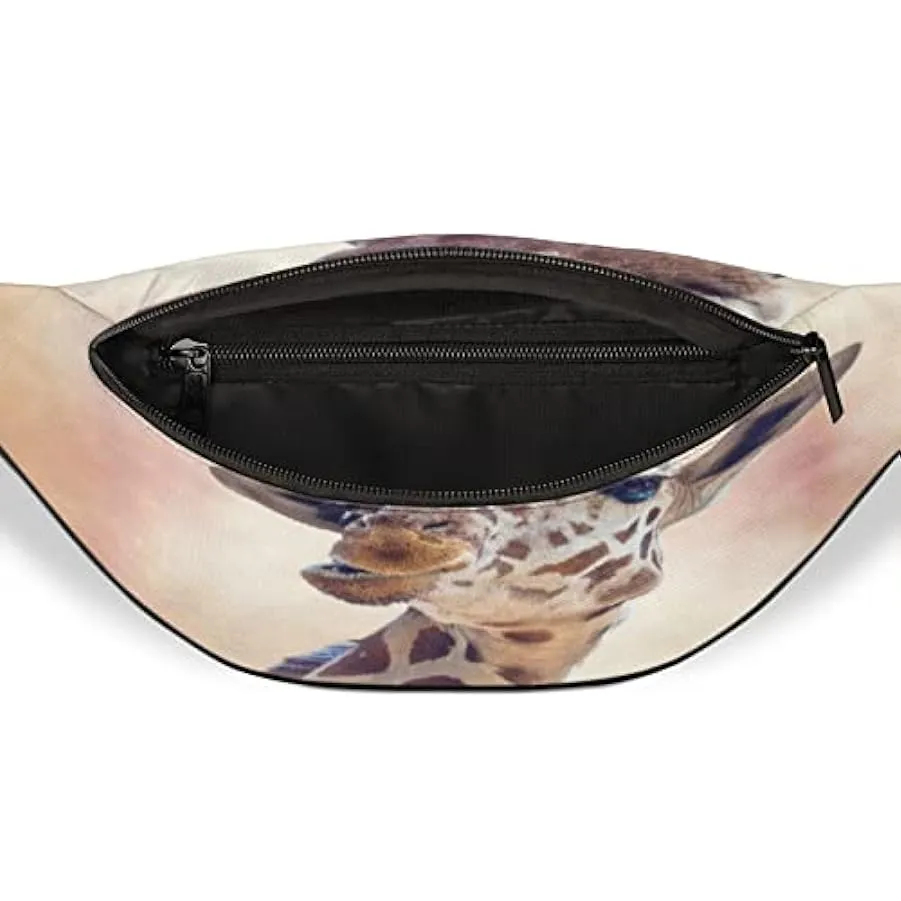 Marsupio a forma di giraffa, per donne, uomini, divertenti marsupio con animale, leggero, borsa da cintura, regalo per corsa, sp