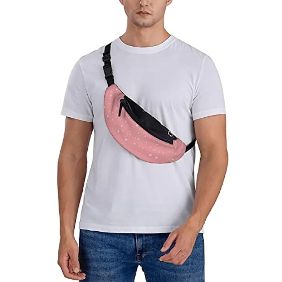 Marsupio da escursionismo Marsupio leggero a tracolla per ragazza con cuore rosa Love Heart 209633529