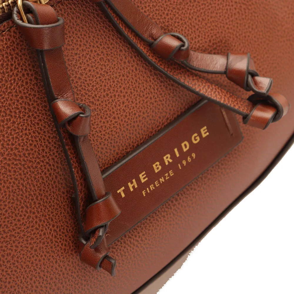 Marsupio Donna THE BRIDGE linea Domitilla in Pelle Marrone