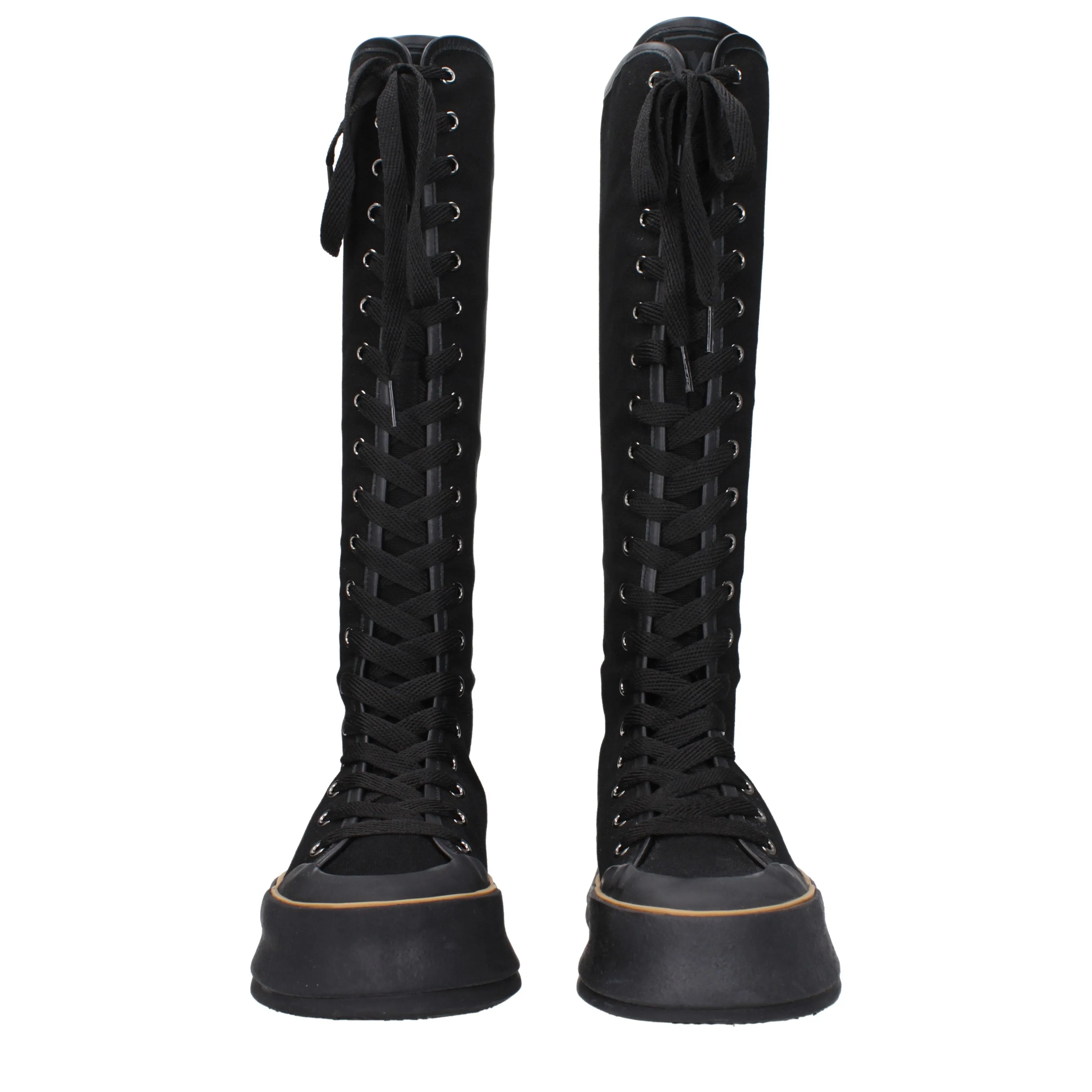 Max Mara Stivali Donna Tessuto Nero