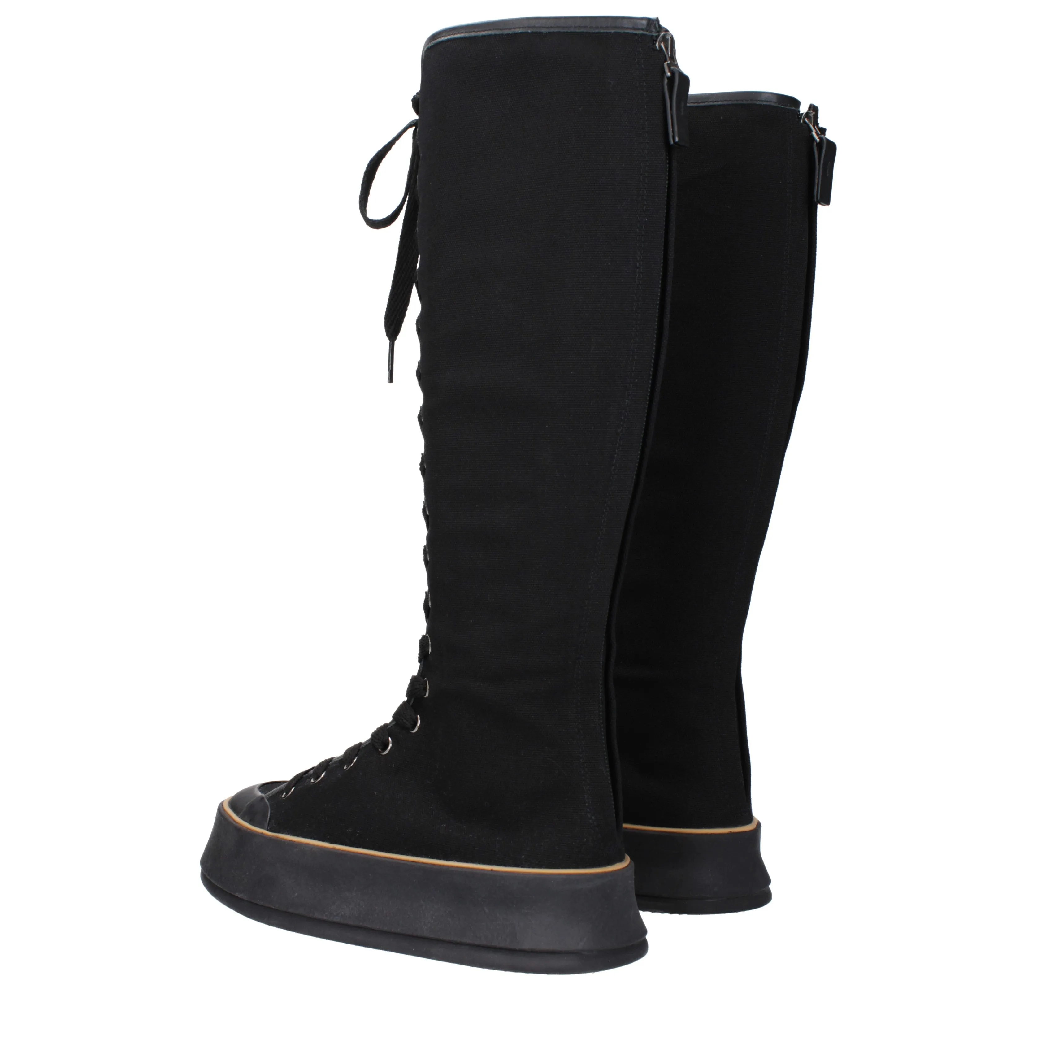Max Mara Stivali Donna Tessuto Nero