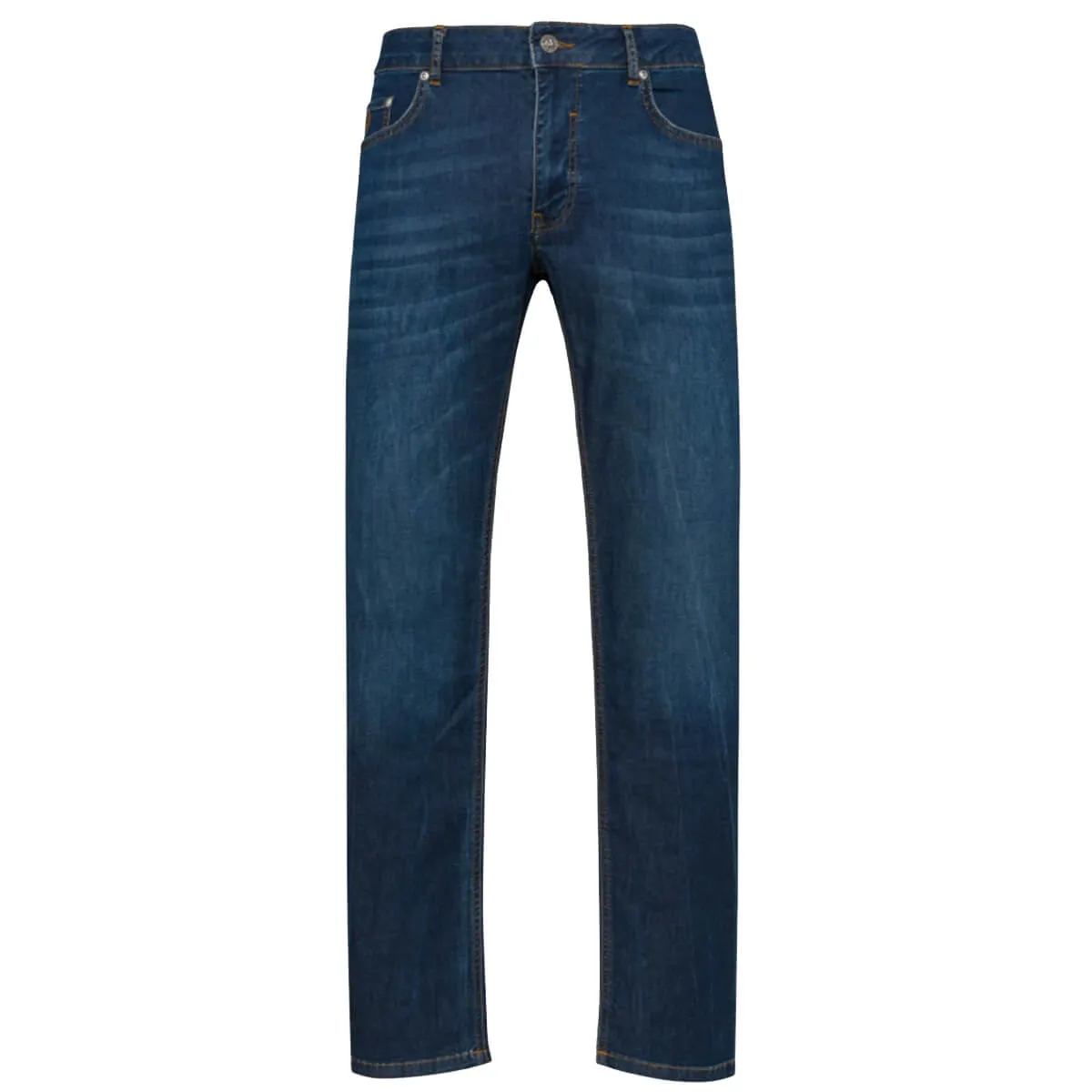 MCS jeans uomo 5 tasche denim colore dark blue