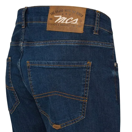 MCS jeans uomo 5 tasche denim colore dark blue