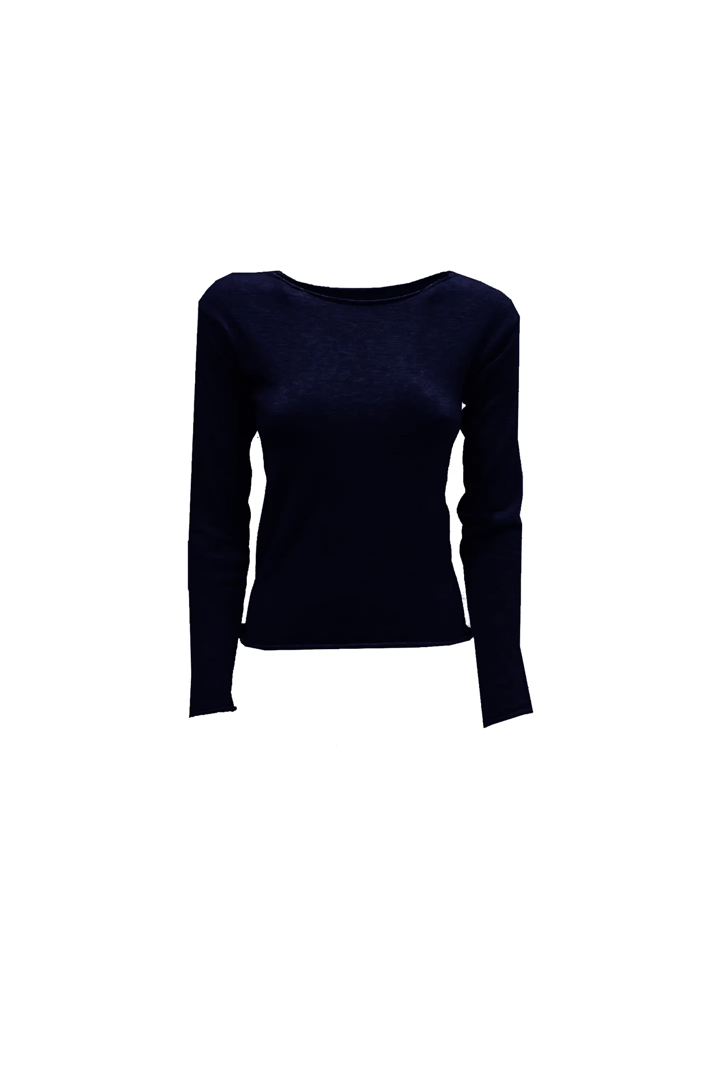 MESH SLIM BOAT NECKLINE