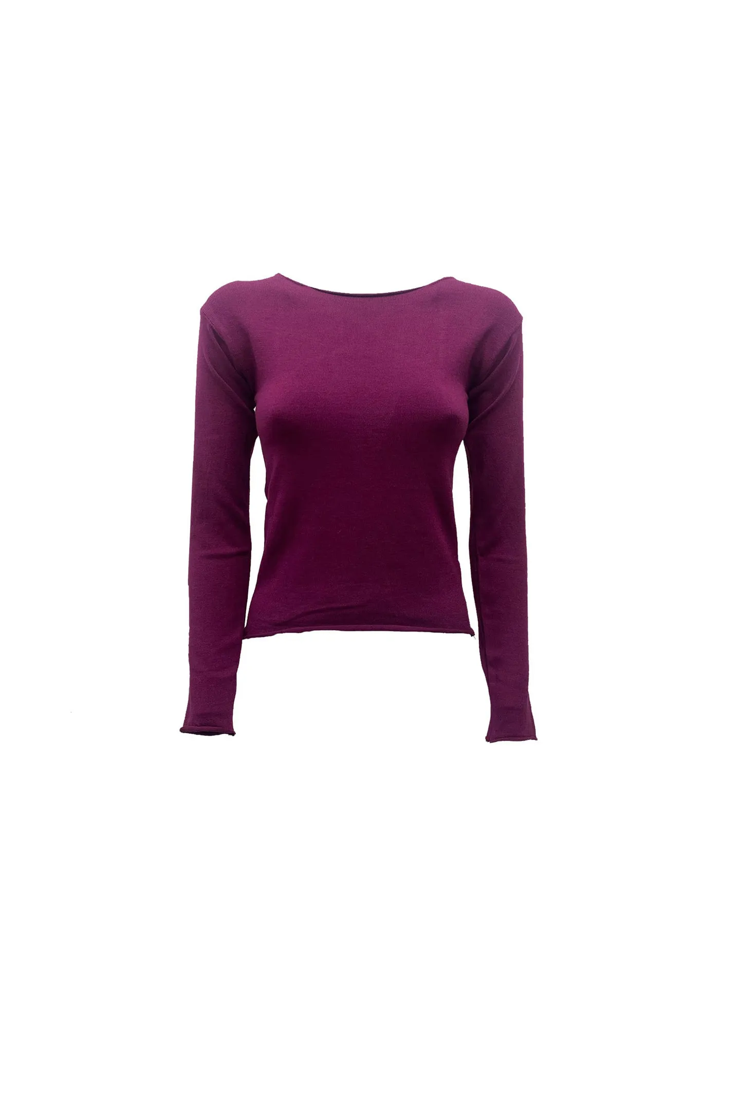 MESH SLIM BOAT NECKLINE