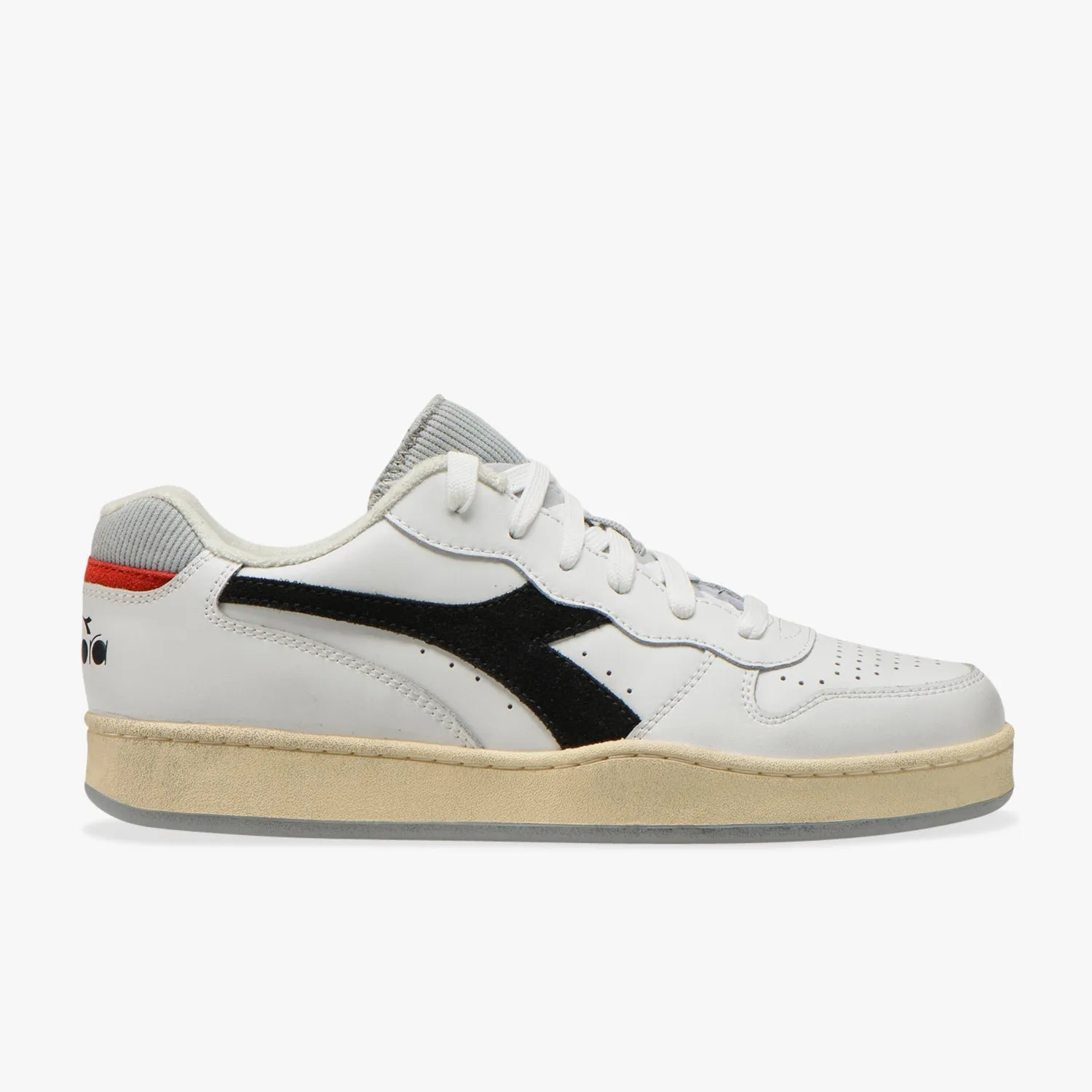 MI Basket low Icon / White