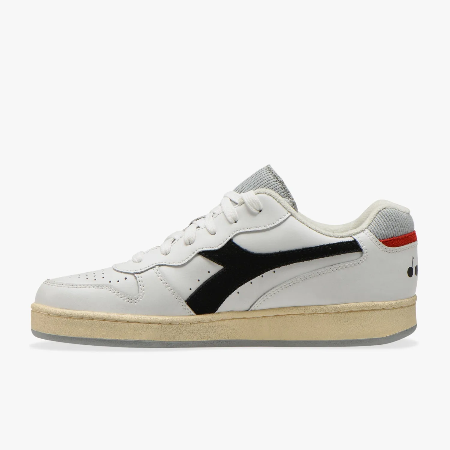 MI Basket low Icon / White