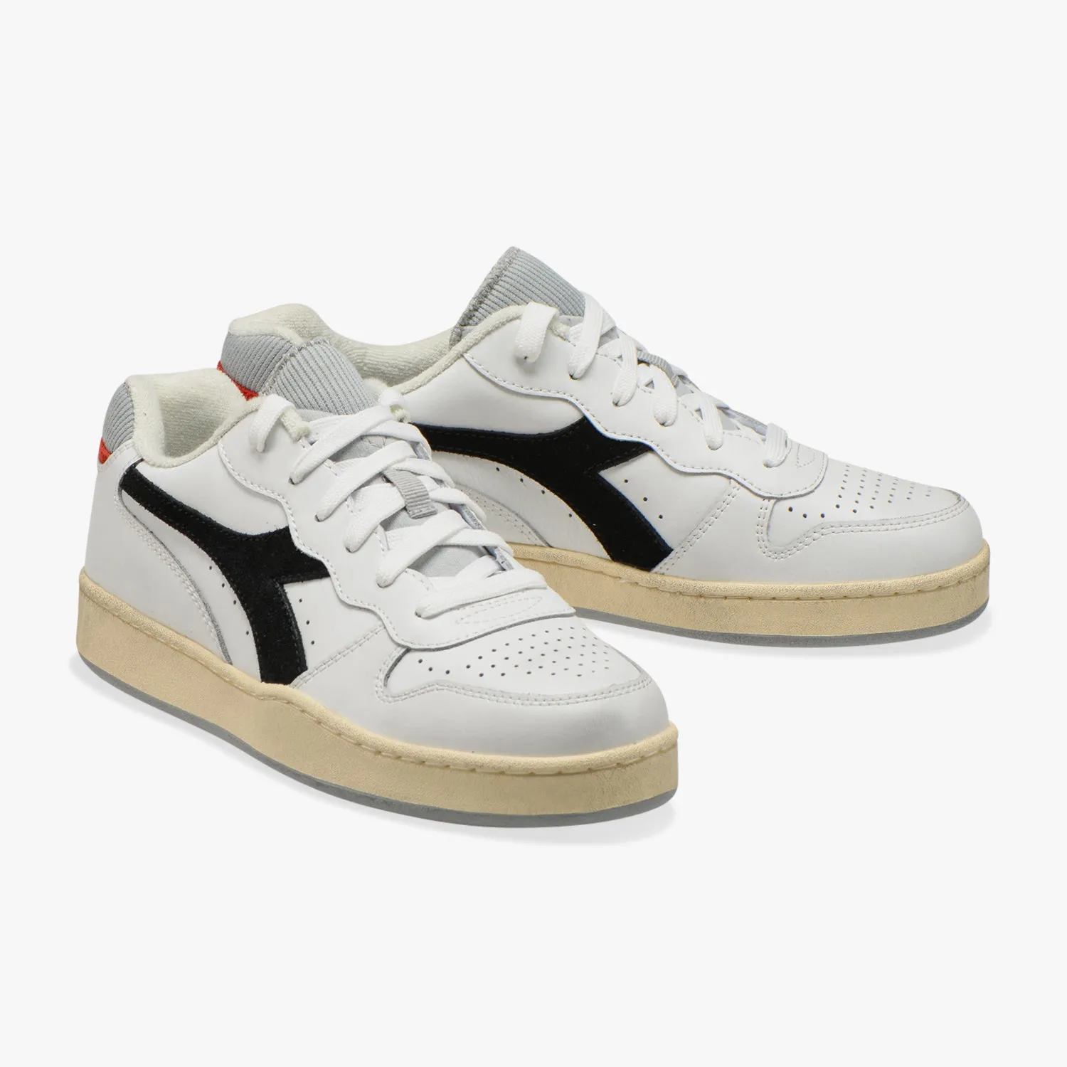 MI Basket low Icon / White