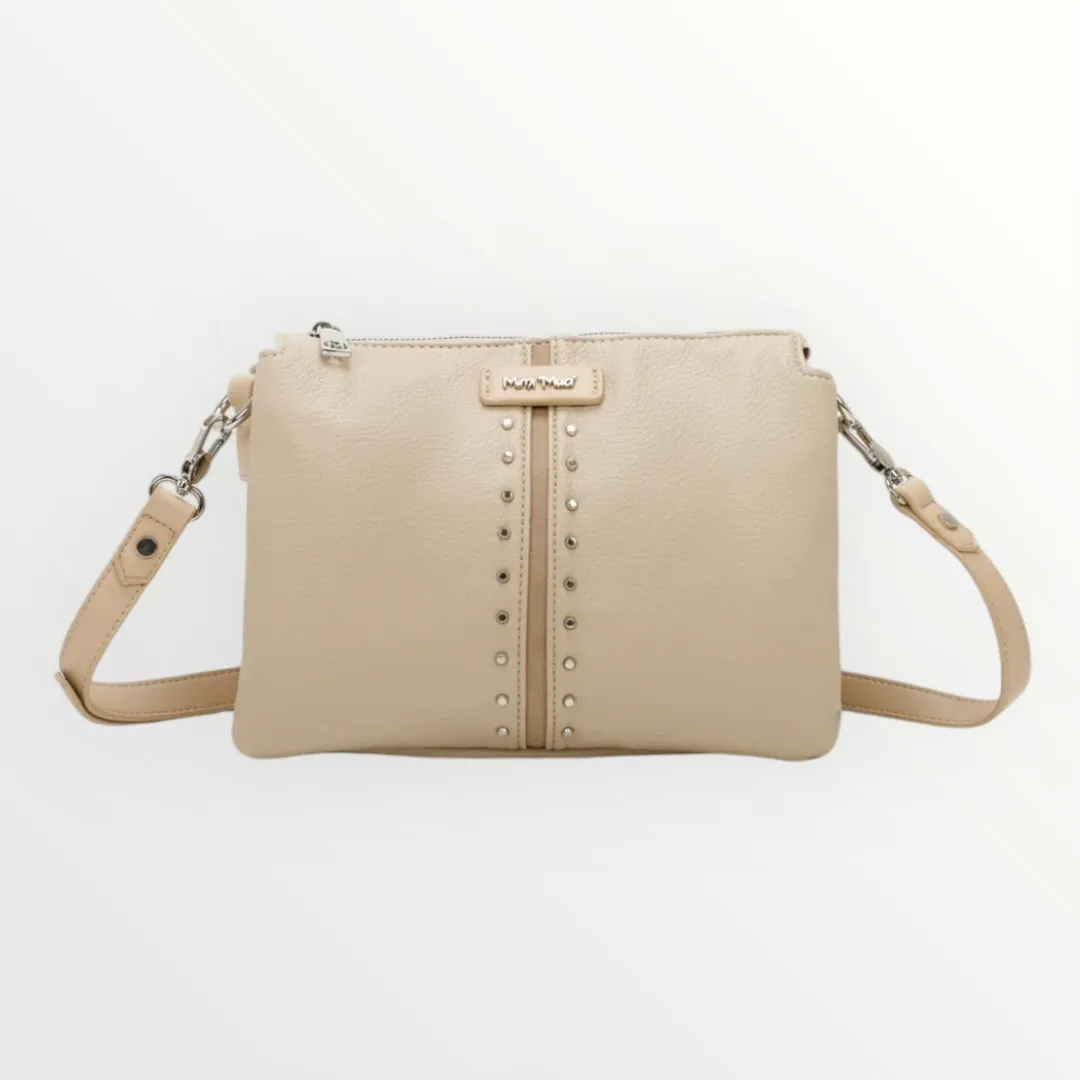 MIMI MUA' - BORSA A TRACOLLA CON BORCHIE