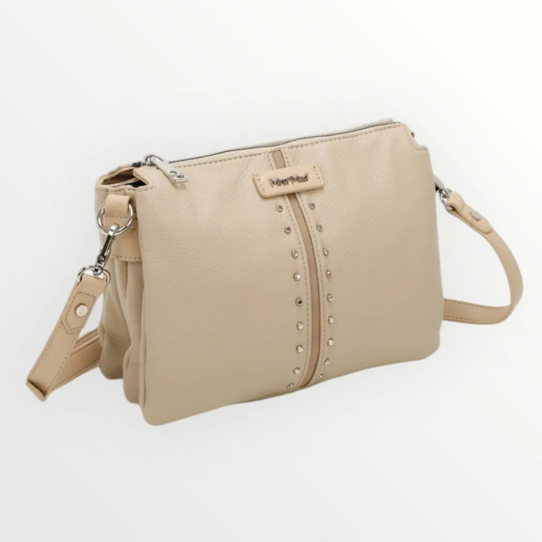 MIMI MUA' - BORSA A TRACOLLA CON BORCHIE