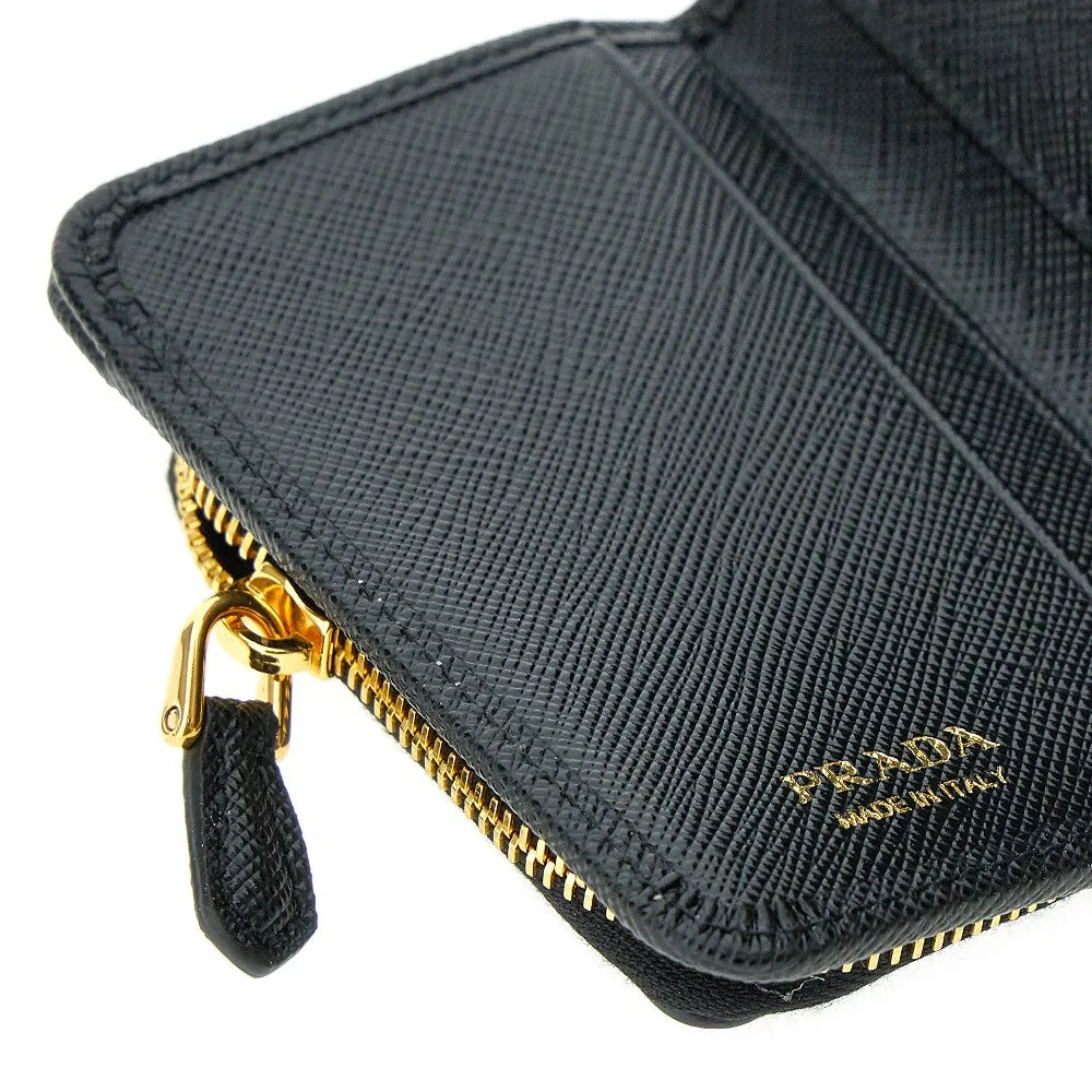 Mini portafoglio in  pelle Saffiano