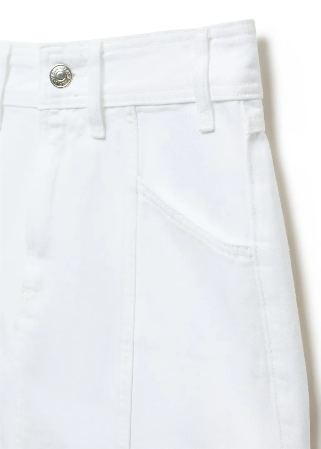 Minigonna jeans cuciture