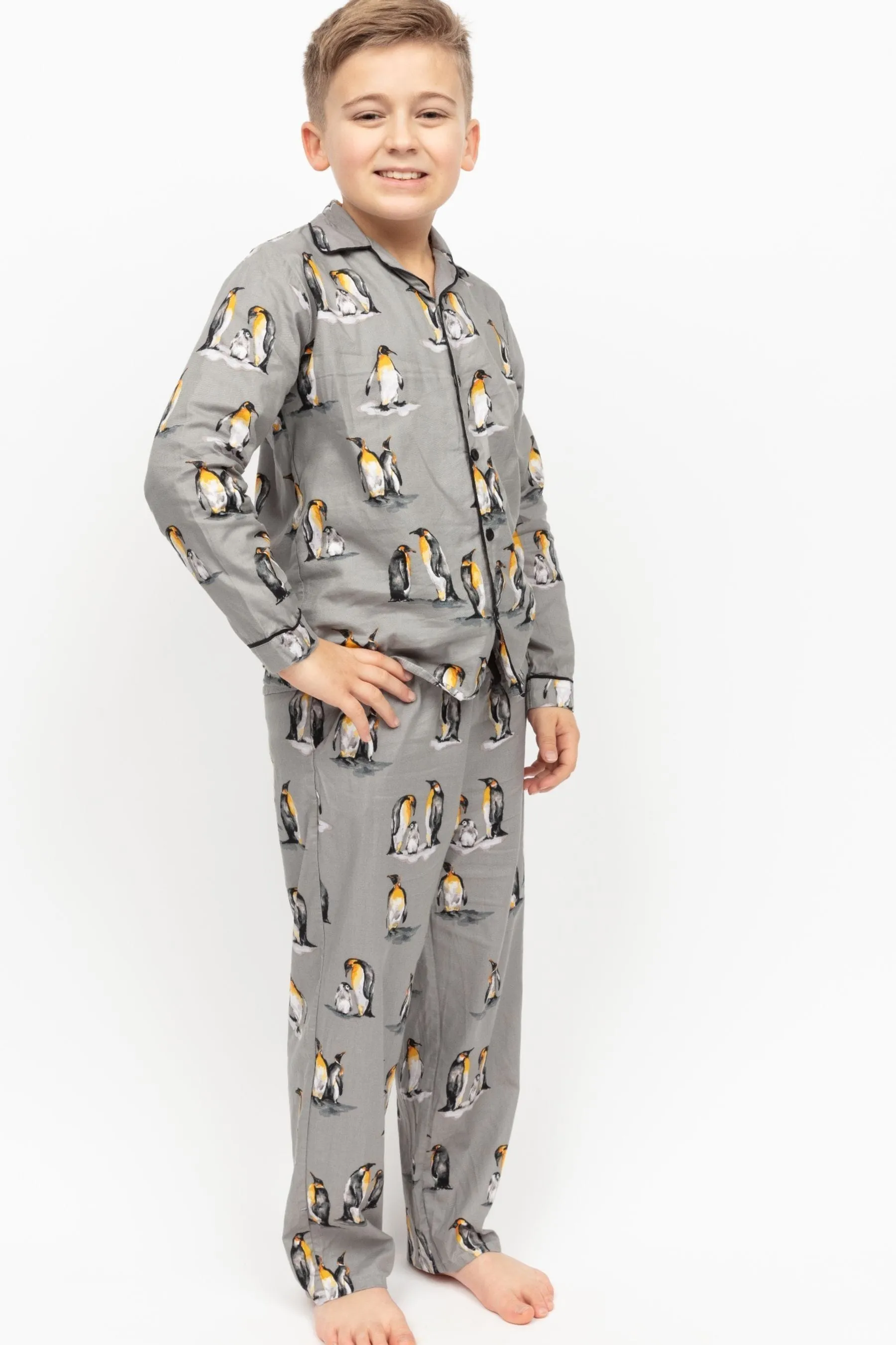 Minijammies Unisex Blu Manica lunga Pigiama a quadri Set    