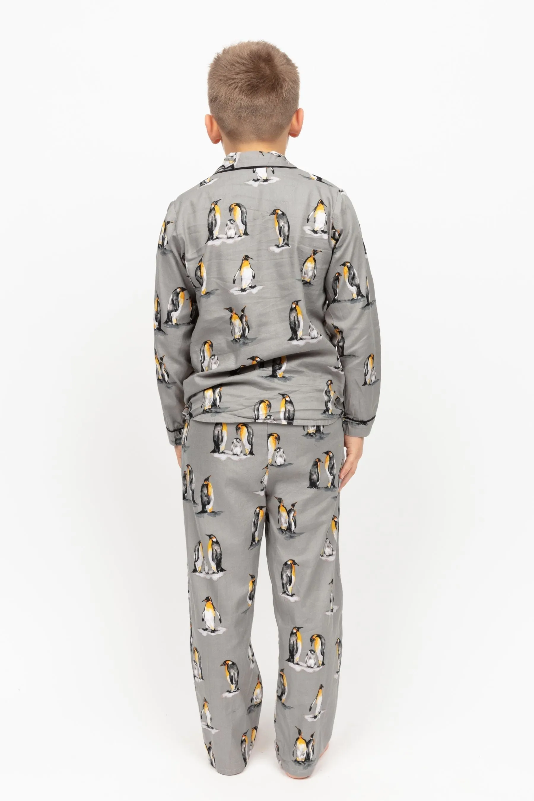 Minijammies Unisex Blu Manica lunga Pigiama a quadri Set    