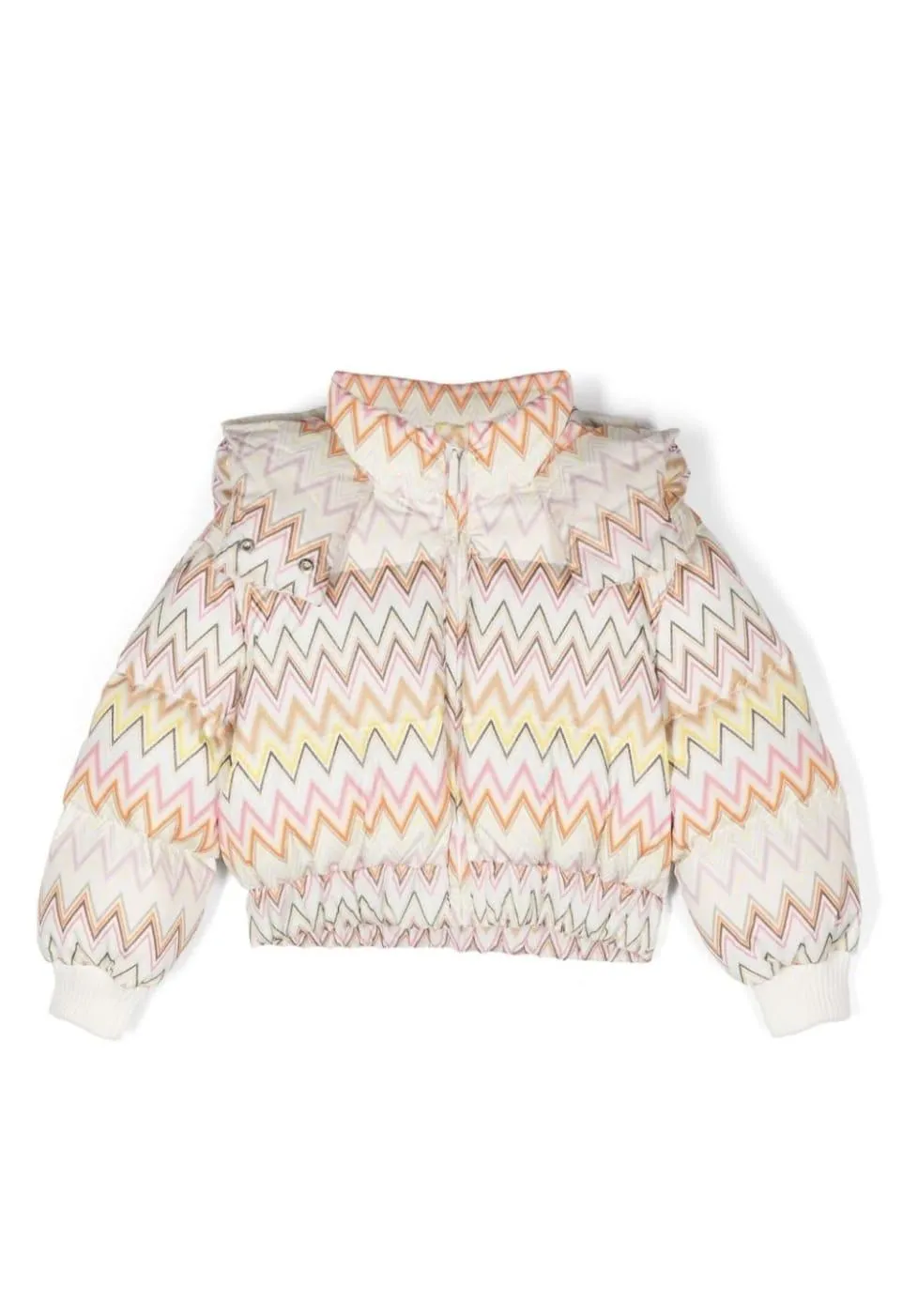 Missoni piumino con motivo zig zag