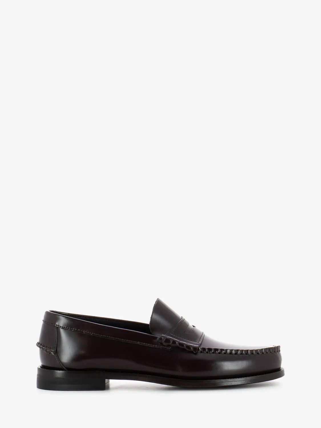 Mocassino abrasivato bordeaux