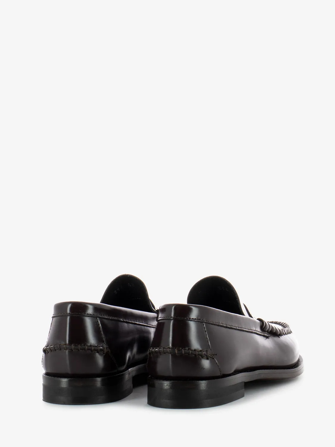 Mocassino abrasivato bordeaux