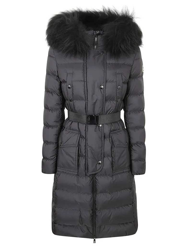 MONCLERKHLOE LONG PARKA Black