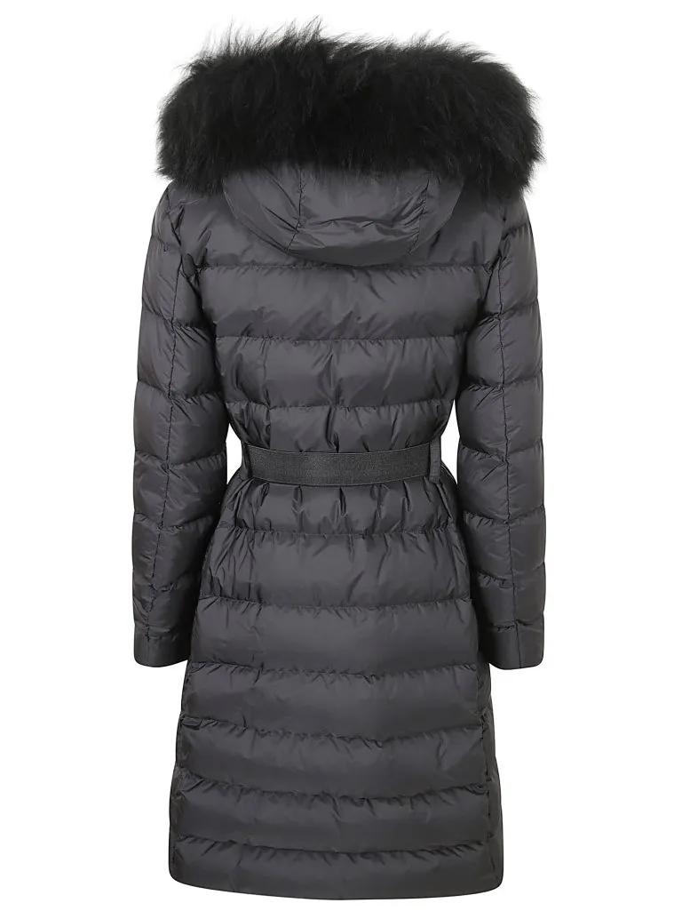 MONCLERKHLOE LONG PARKA Black