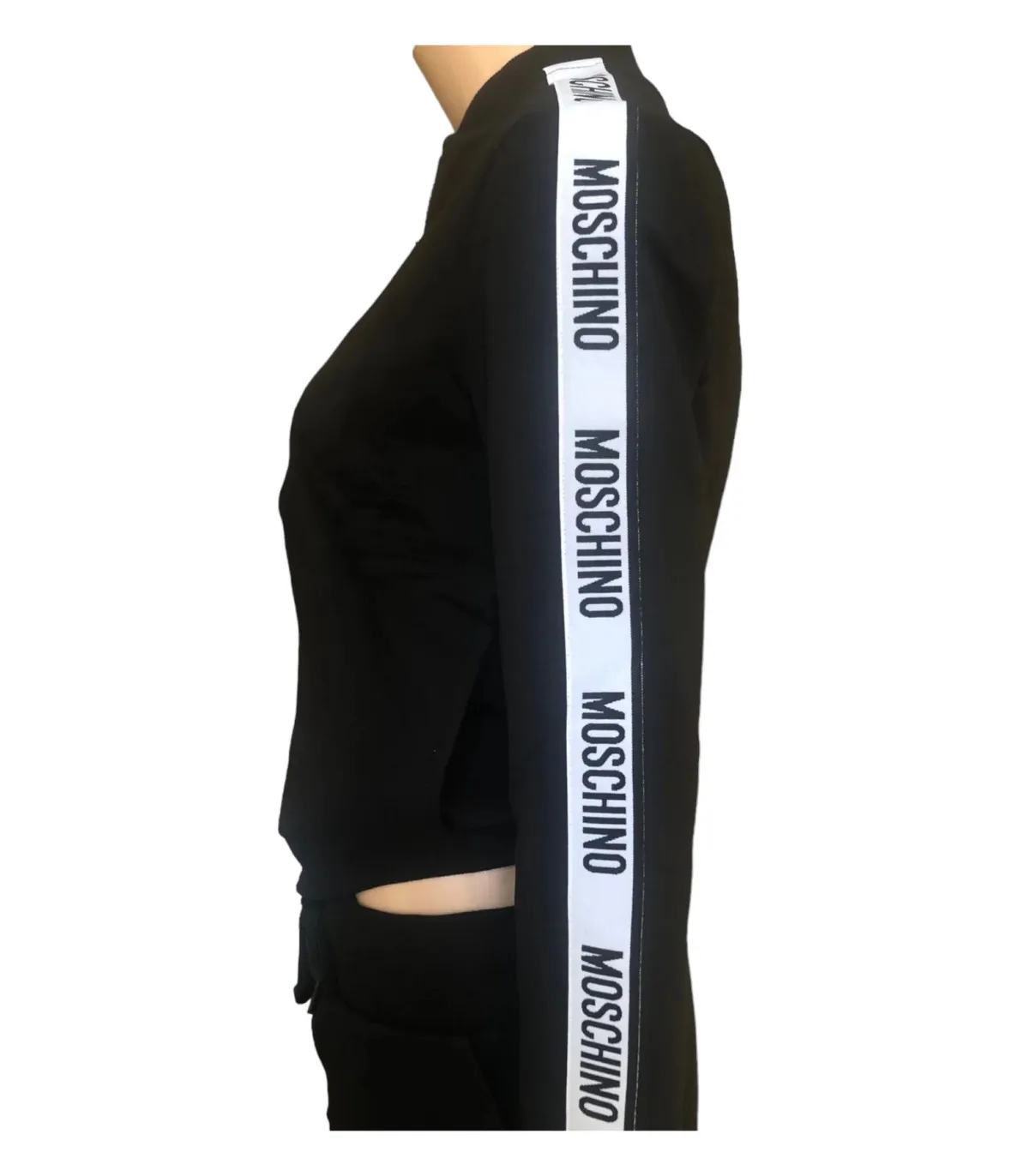 Moschino Donna Felpa Con Zip